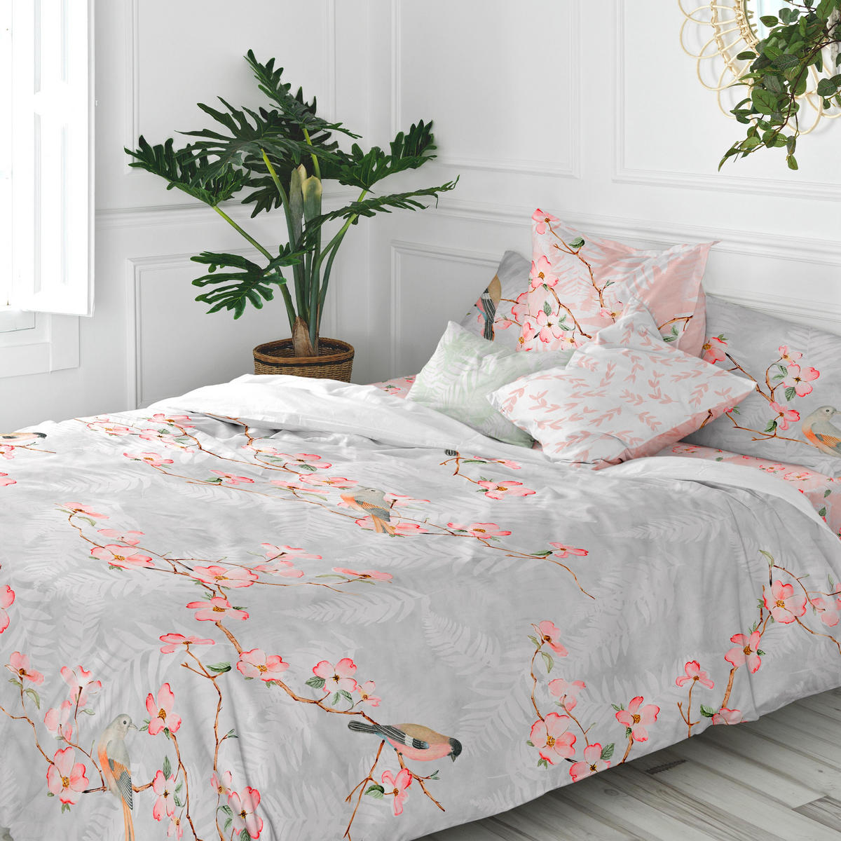KISSENBEZUG ohara 60x60 cm mehrfarbig - Multicolor, Textil (60/60cm) - Happy Friday