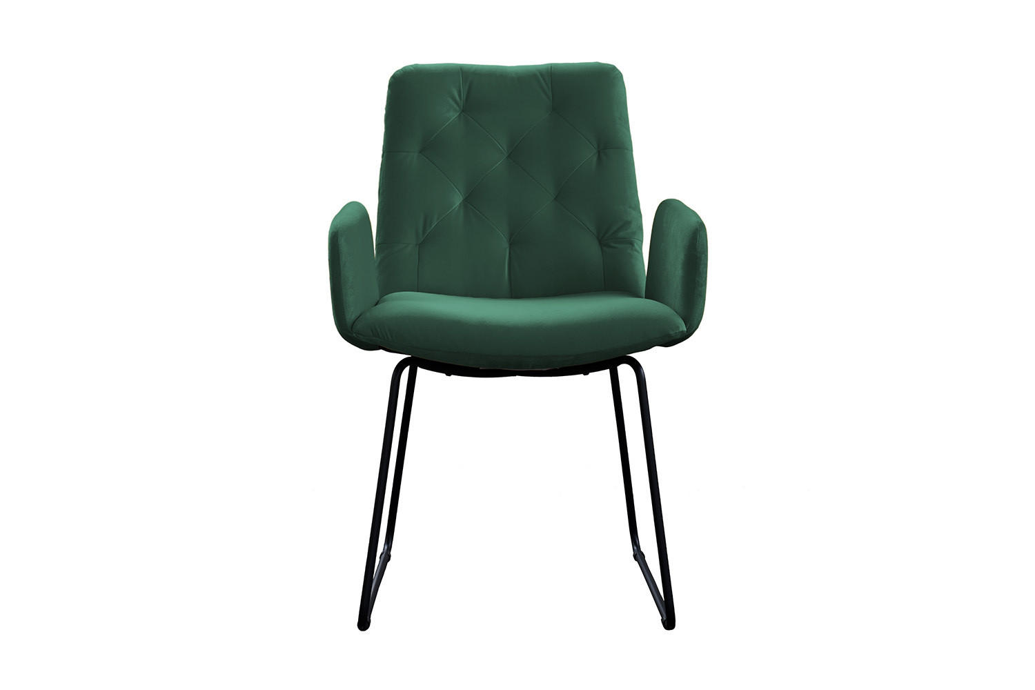 ESSZIMMERSTUHL NEW CHARME Smaragdgrün Velvet (1er-Set) - Smaragdgrün, Textil (59/87/66cm) - KAWOLA