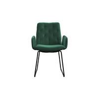 ESSZIMMERSTUHL NEW CHARME Smaragdgrün Velvet (1er-Set) - Smaragdgrün, Textil (59/87/66cm) - KAWOLA