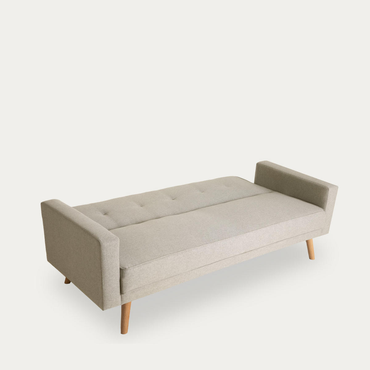 SCHLAFSOFA Dallas Beige 205 cm x 85.5 cm - Beige, Textil (205/85/81cm) - Kenay Home
