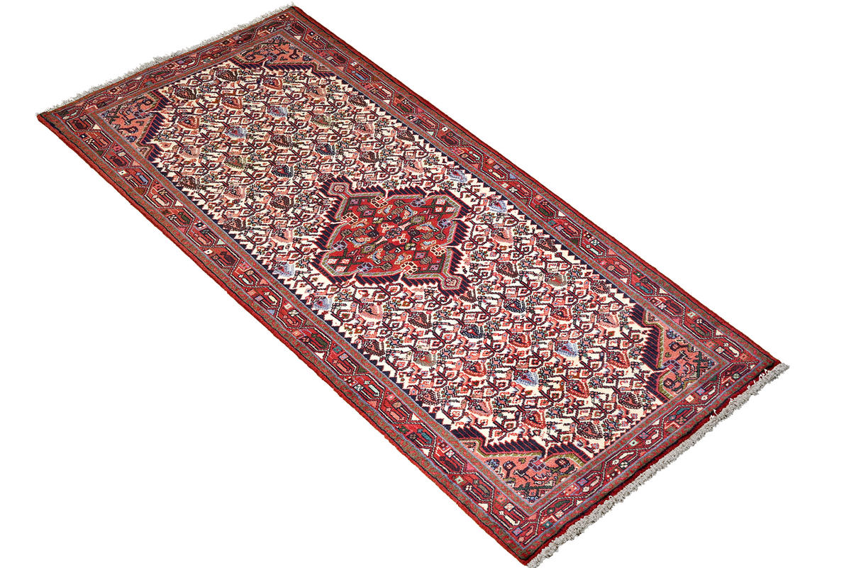 TEPPICH Assadabad Mehrfarbig 196/82 cm Schurwolle - Multicolor, Textil (82/196cm) - Looma