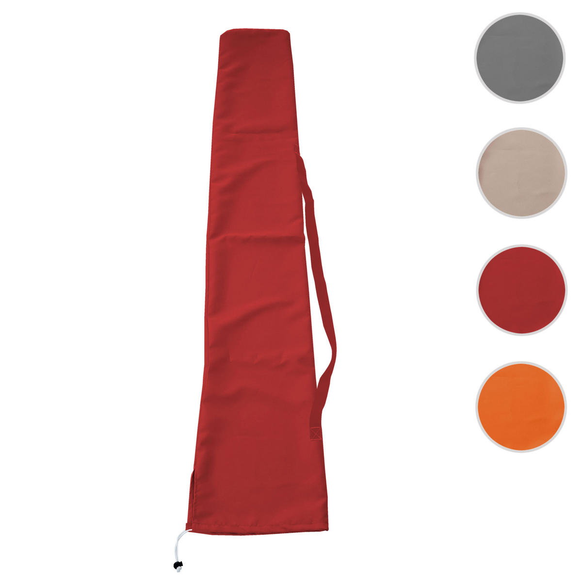 SCHUTZHÜLLE FÜR SONNENSCHIRM Bordeaux - Bordeaux, Textil (33/270/1cm) - MCW