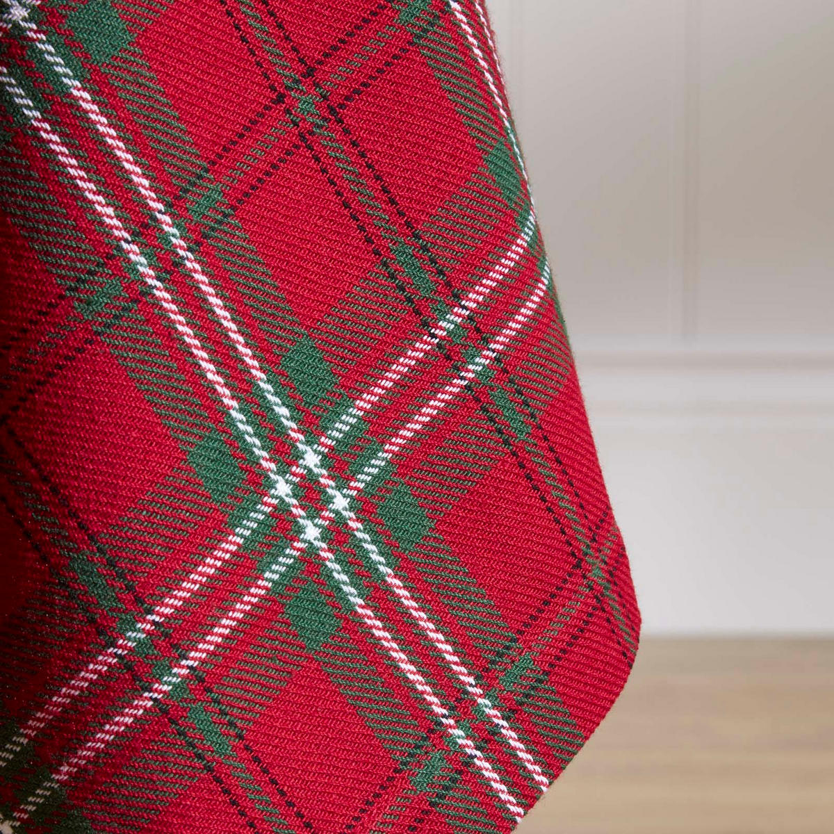 TISCHDECKE Edward rot kariert, 137/228 cm, 100% Baumwolle - Rot, Textil (137/228cm) - Homescapes