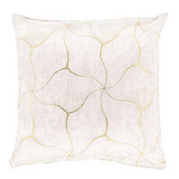DEKOKISSEN Celina Weiß 45/45/8 cm - Weiß, Textil (45/45cm) - Unique Living