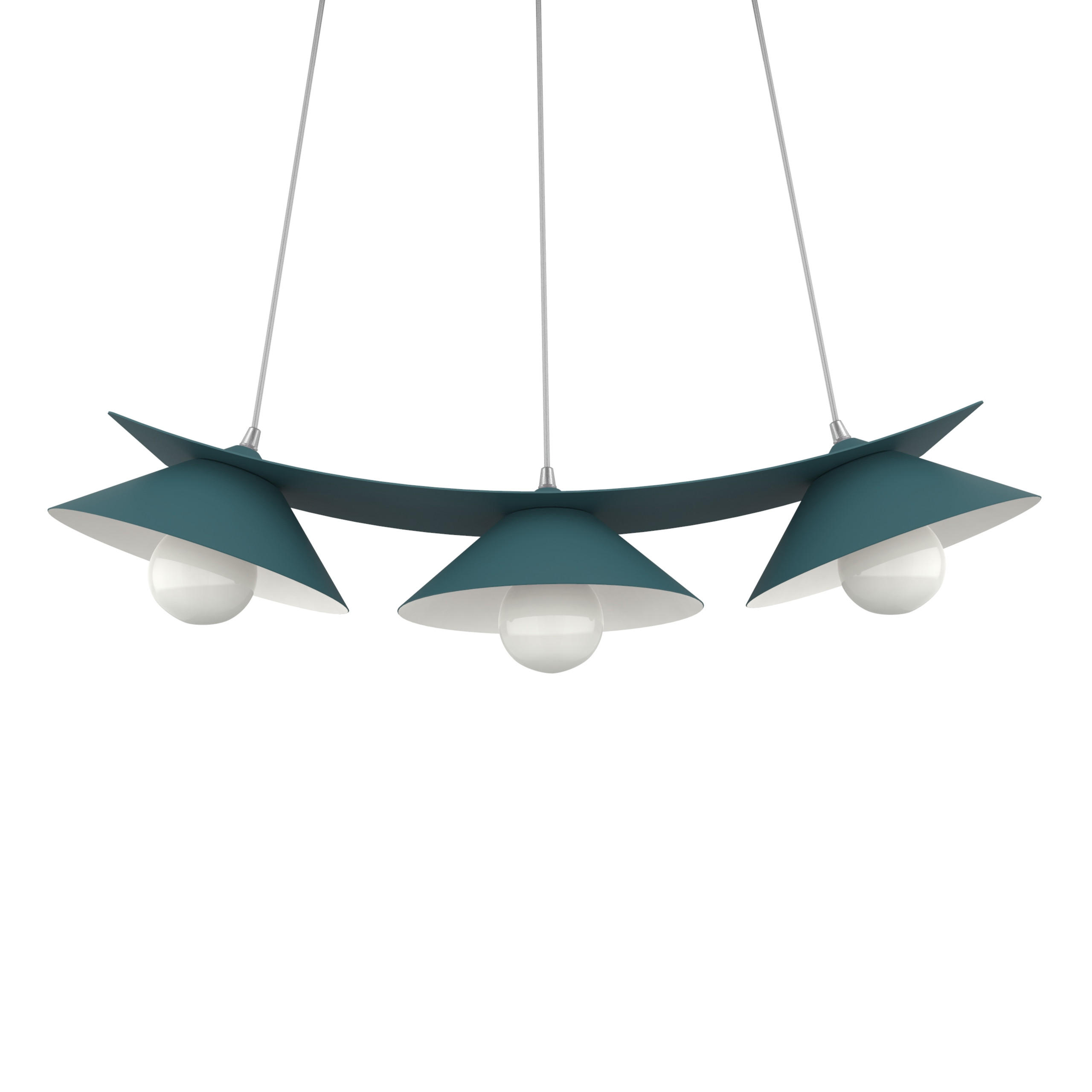 HÄNGELEUCHTE - Blau, Metall (70/25/16cm) - Lumicom