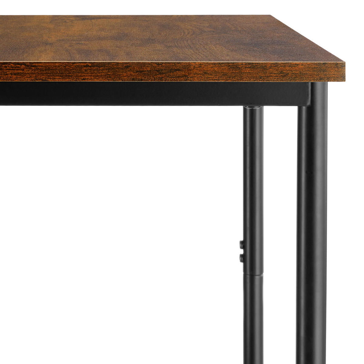 BEISTELLTISCH Yonkers,38,5 x 30 x 51,5 cm,Industrial Holz dunkel, rustikal - Rostfarben, Holzwerkstoff (30/38.5/51.5cm) - tectake