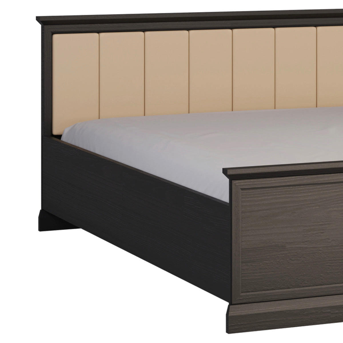 POSTELJA 160/200 Toja Antracitni les - rjava, leseni material (160/200cm) - Petits-meubles