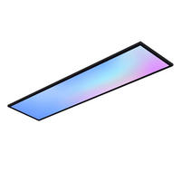 LED závěsné světlo Claus III 25/100/5 cm - černá, kov (25/100/5cm) - Nettlife