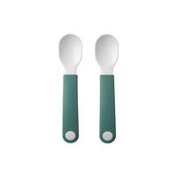 LERNLÖFFEL Mio Deep Turquoise 2er Set - Türkis, Kunststoff - Mepal