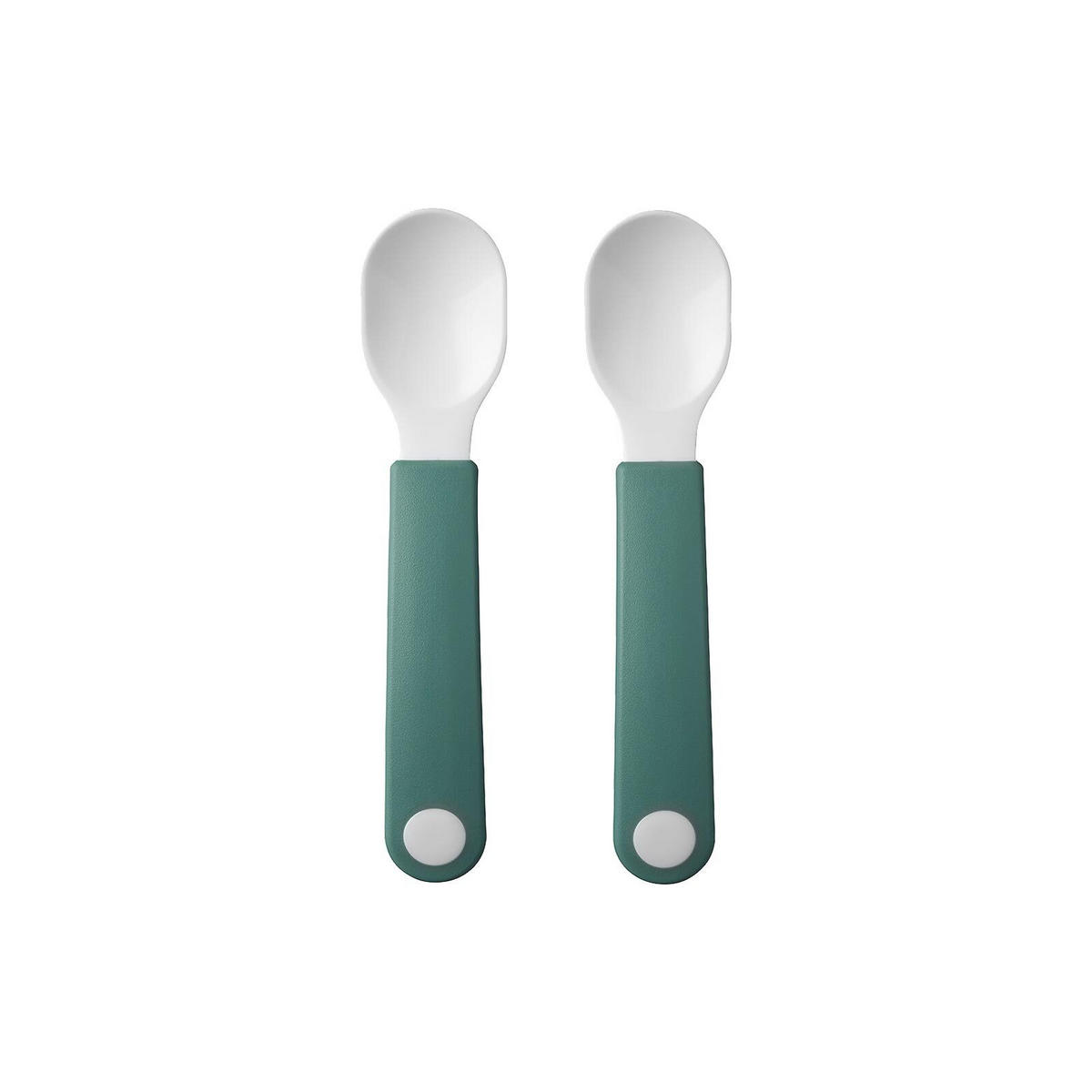 LERNLÖFFEL Mio Deep Turquoise 2er Set - Türkis, Kunststoff - Mepal