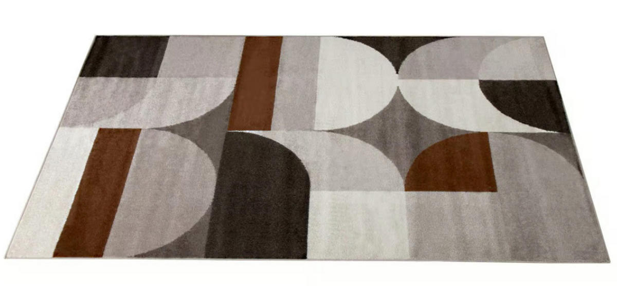 TEPPICH modern Flachgewebe JERSEY Braun 133 x 190 cm - Braun, Textil (133/190cm) - Novatrend