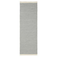 WOLLTEPPICH-LÄUFER Laura handgewebt 80/250 cm - Grau, Naturmaterialien/Textil (80/250cm) - benuta Pure