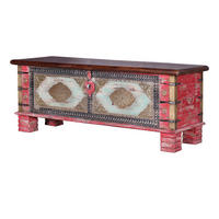 TRUHE aus Mangoholz - Rot, Holz (116/45/40cm) - Giner y Colomer