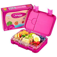 SNACKBOX mit Klick-Verschluss BPA-Frei Tritan Pink - Pink, Kunststoff (15/4.5/21cm) - Ecosa