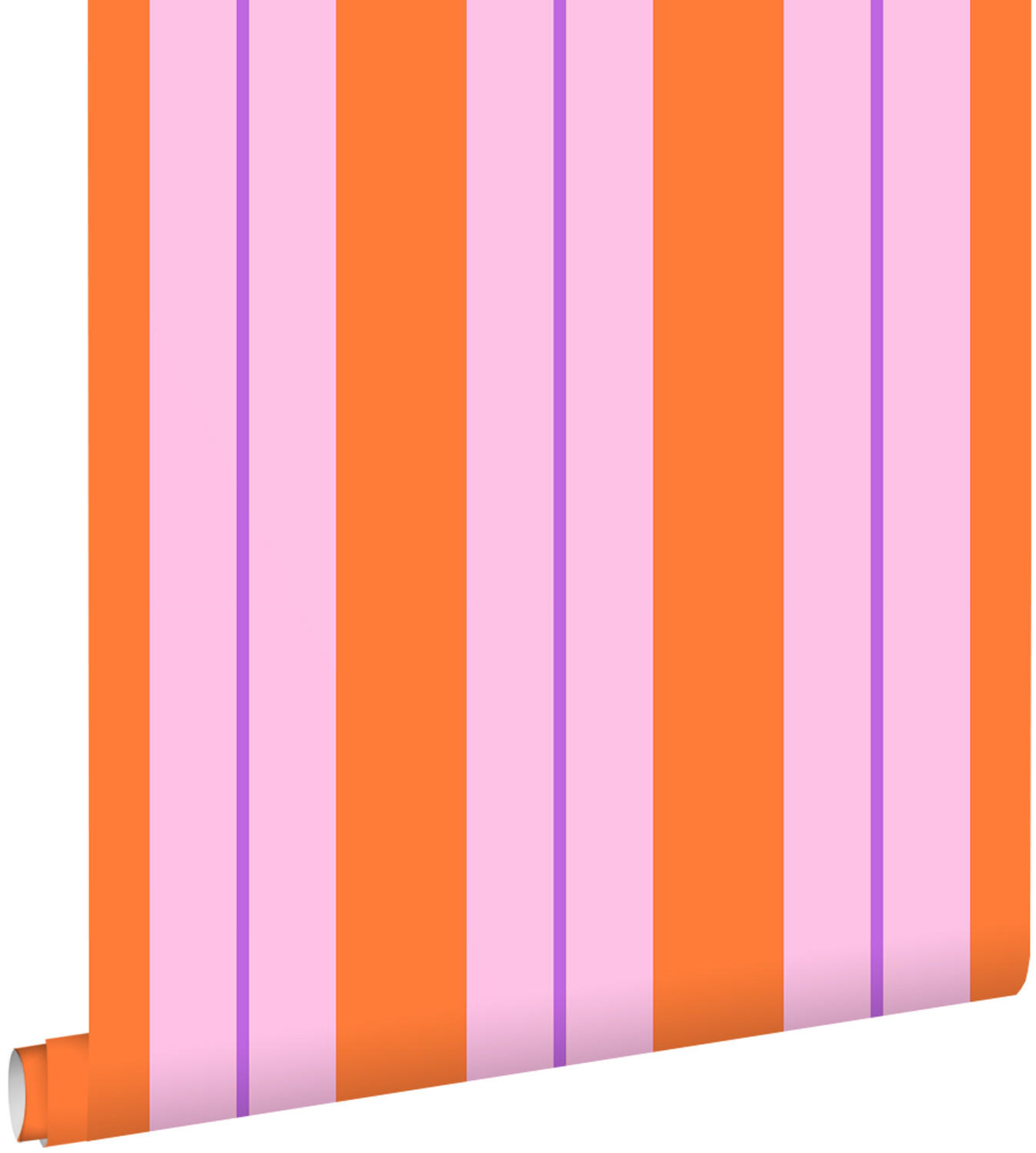 TAPETE Streifen 50 x 900 cm - Orange, Papier (50/900cm) - ESTAhome