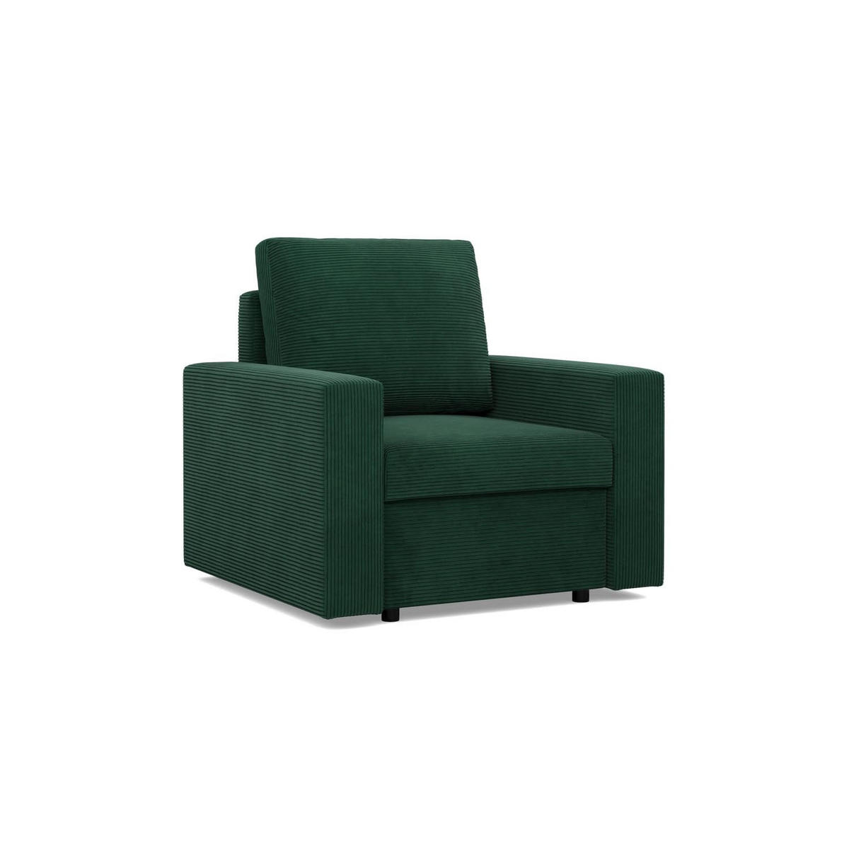 LOUNGESESSEL NEO, Cord - Dunkelgrün - Grün, Textil (83/85/92cm) - Mebligo