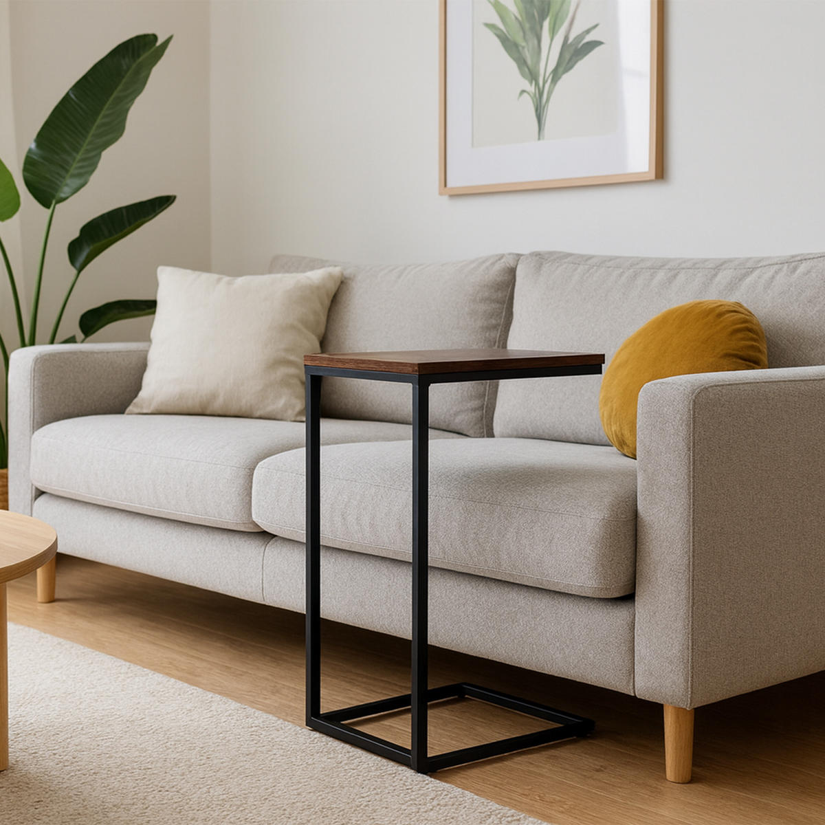 BEISTELLTISCH - Multicolor, Holzwerkstoff/Metall (30/45/61cm) - Relaxdays