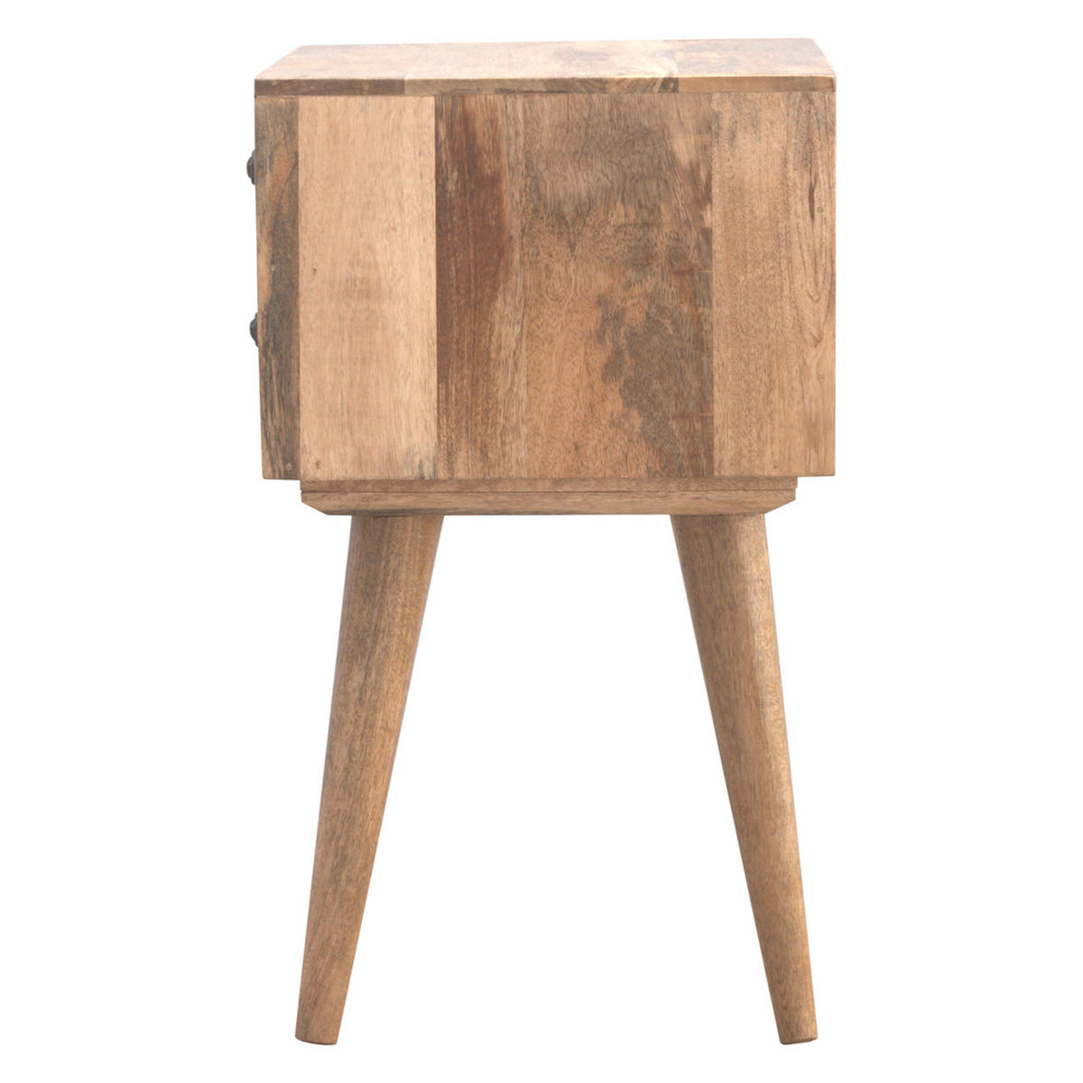 NACHTTISCH Metropolitan - Beige/Messingfarben, Holz/Metall (45/57/35cm) - Artisan Furniture