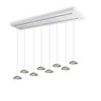 LED-HÄNGELEUCHTE Santa Air 8-flammig Weiß - Weiß, Metall (11/11/3.2cm) - s.luce