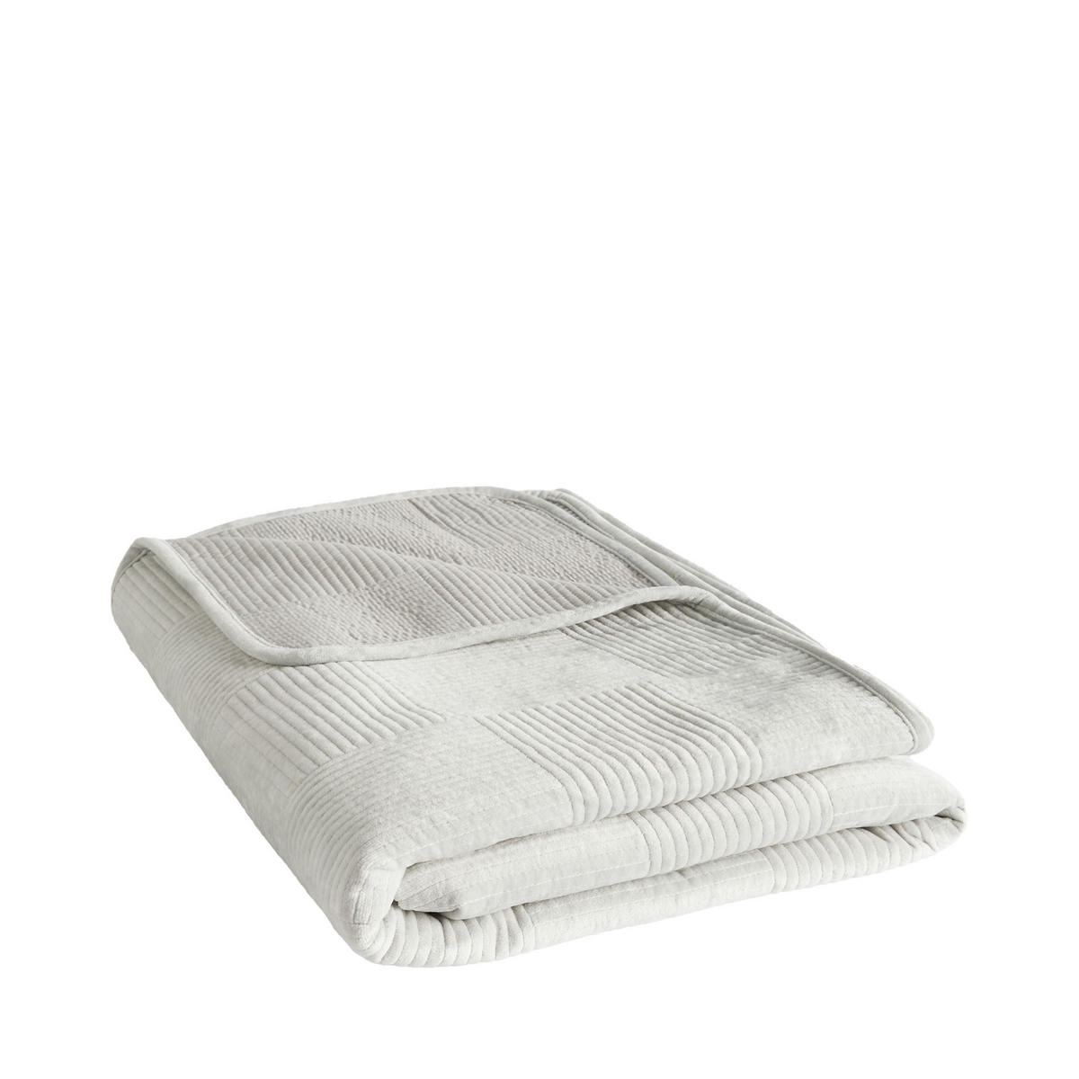 TAGESDECKE Quadron - Grau, Textil (200/220cm) - home&you