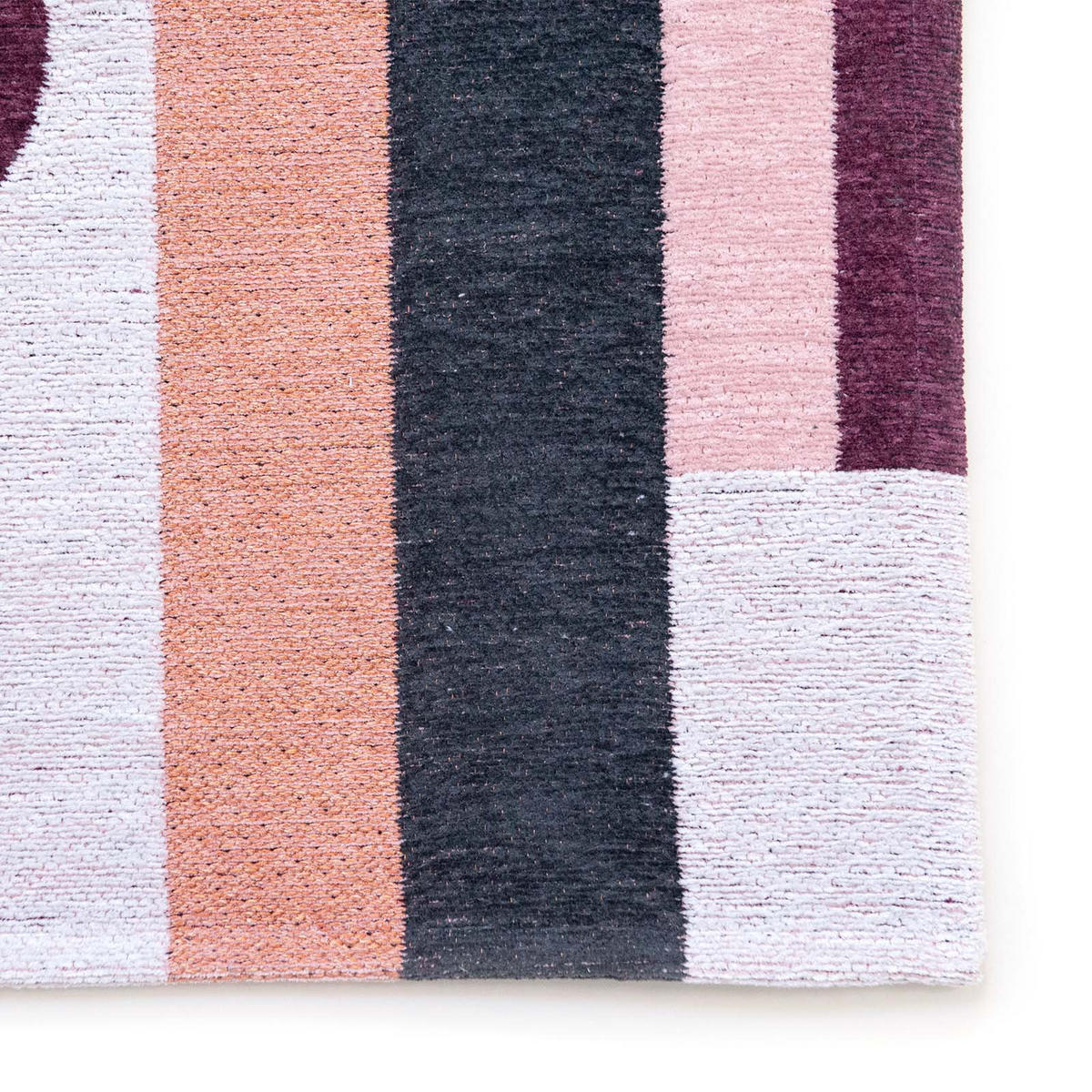 TEPPICH In-/Outdoor Flachgewebe PINK ROCK 80 x 250 cm - Pink, Textil (80/250cm) - Novatrend