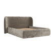 POLSTERBETT Bellano mit Stauraum 200/200 cm Beige im Lotta Stoff - Beige/Schwarz, Holz/Holzwerkstoff (200/200cm) - AltaBeds