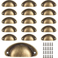 SCHRANKKNOPF 16er-Set - Orange, Metall (3.3/1.8/8.1cm)