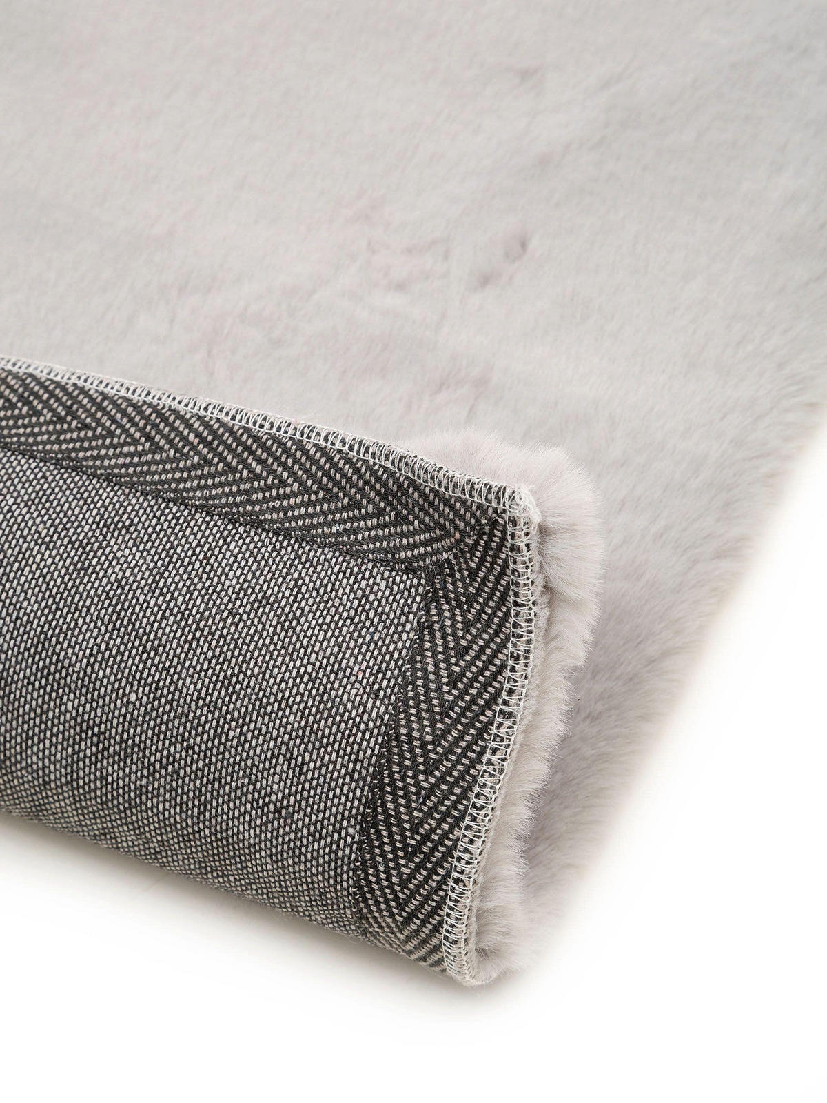 KUNSTFELL-TEPPICH Dave Grau 160x230 cm - Grau, Textil (160/230cm) - benuta Nest