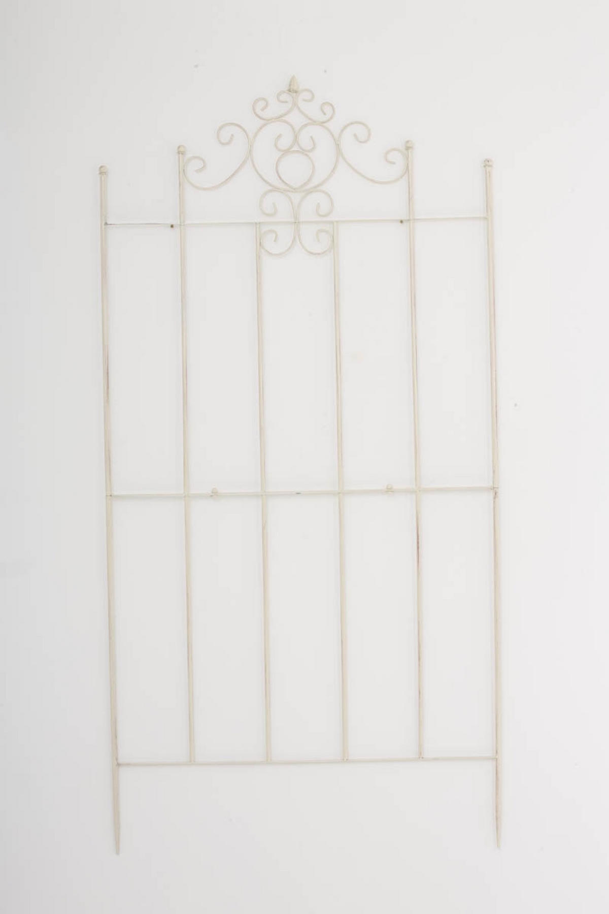 RANKGITTER Paul antik-creme - Naturfarben, Metall (85.5/170/2cm) - TPFGarden