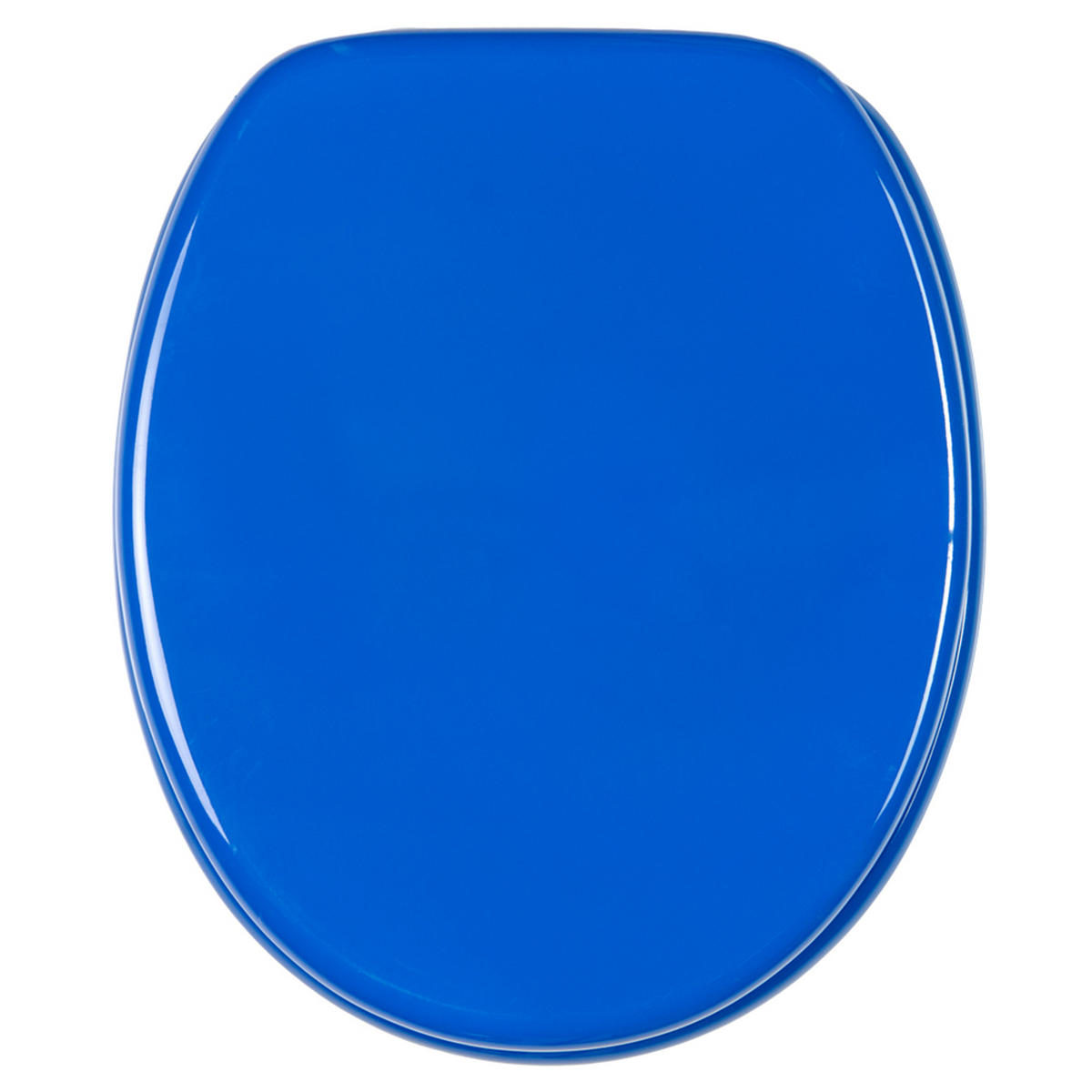 WC-SITZ mit Absenkautomatik Blau - Blau, Holzwerkstoff (38/6/47cm) - Sanilo