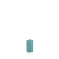 STUMPENKERZEN Türkis Ø 58 x 120 mm, 16 Stück - Türkis, Paraffin (6/12cm) - Wiedemann Kerzen