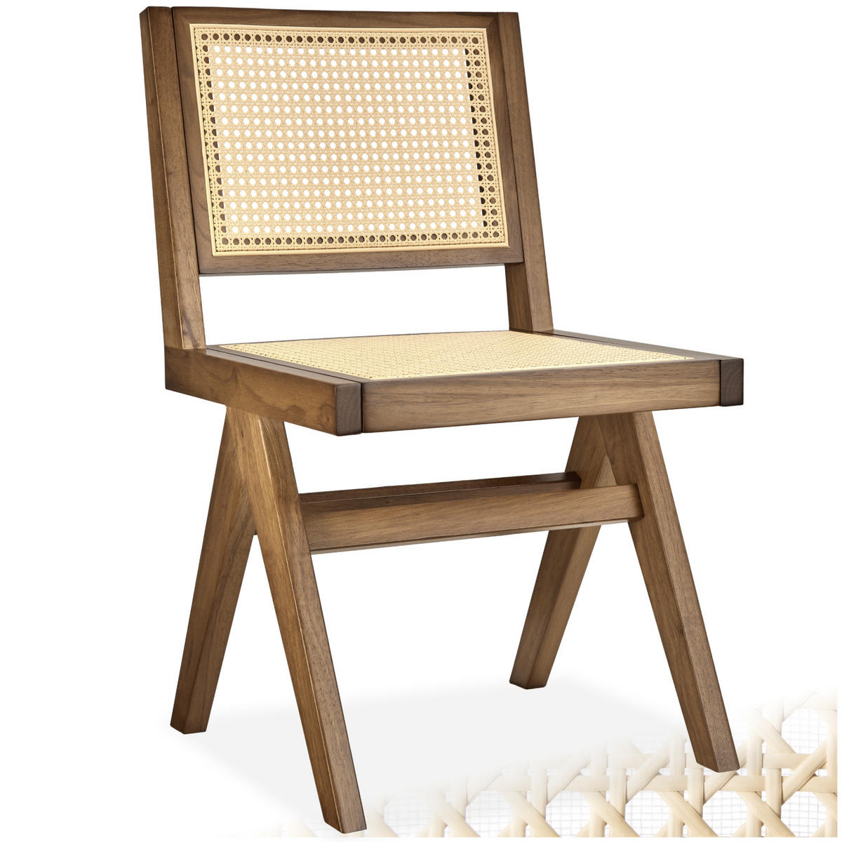HOLZSTUHL Lissy,48,5 x 53,5 x 83 cm, Belastbarkeit 120 kg,Eiche hell - Eichefarben, Holz (48.5/83/53.5cm) - tectake