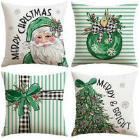 ZIERKISSENBEZÜGE 4er-Set 45 x 45 cm Weihnachten - Multicolor, Textil (45/45cm)