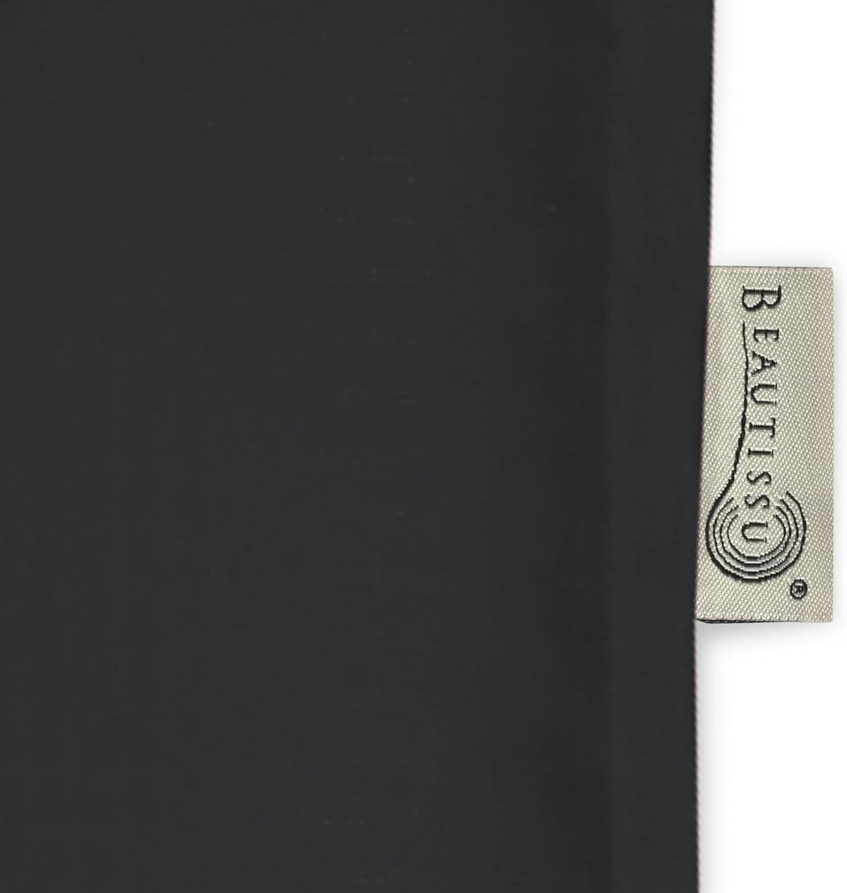 HOCHLEHNERAUFLAGE Base HL 120/50/6cm Graphitgrau 2tlg - Graphitfarben, Textil (50/6/120cm) - Beautissu 