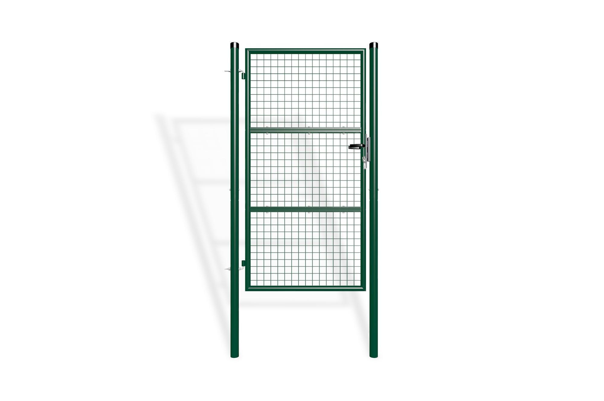 ZAUNTOR Olga grün 1m H.180cm Metall - Grün, Metall (106/181cm) - Casanoov