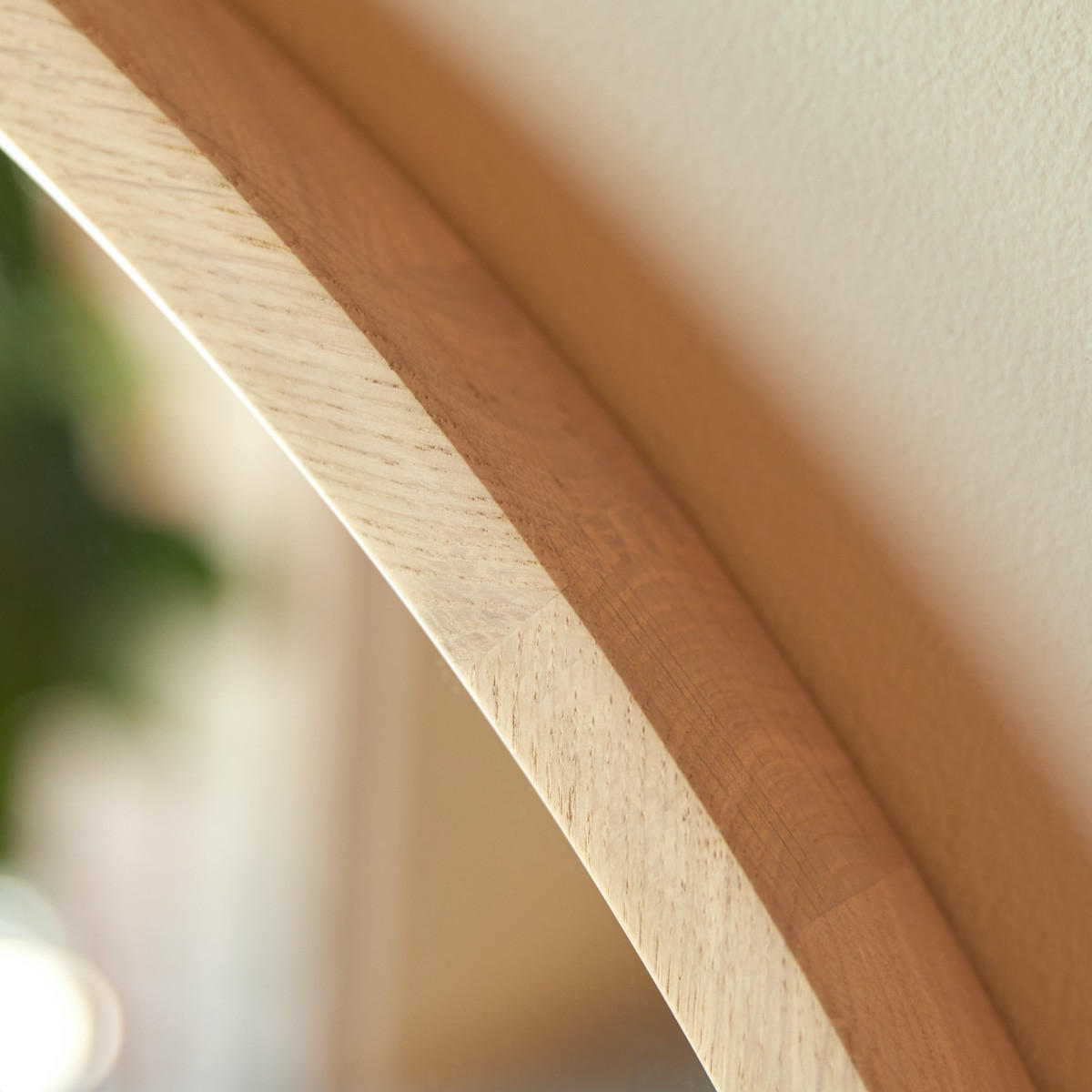 SPIEGEL Fanie Natur aus Eiche - Naturfarben, Holz (90/90/4cm) - Tikamoon