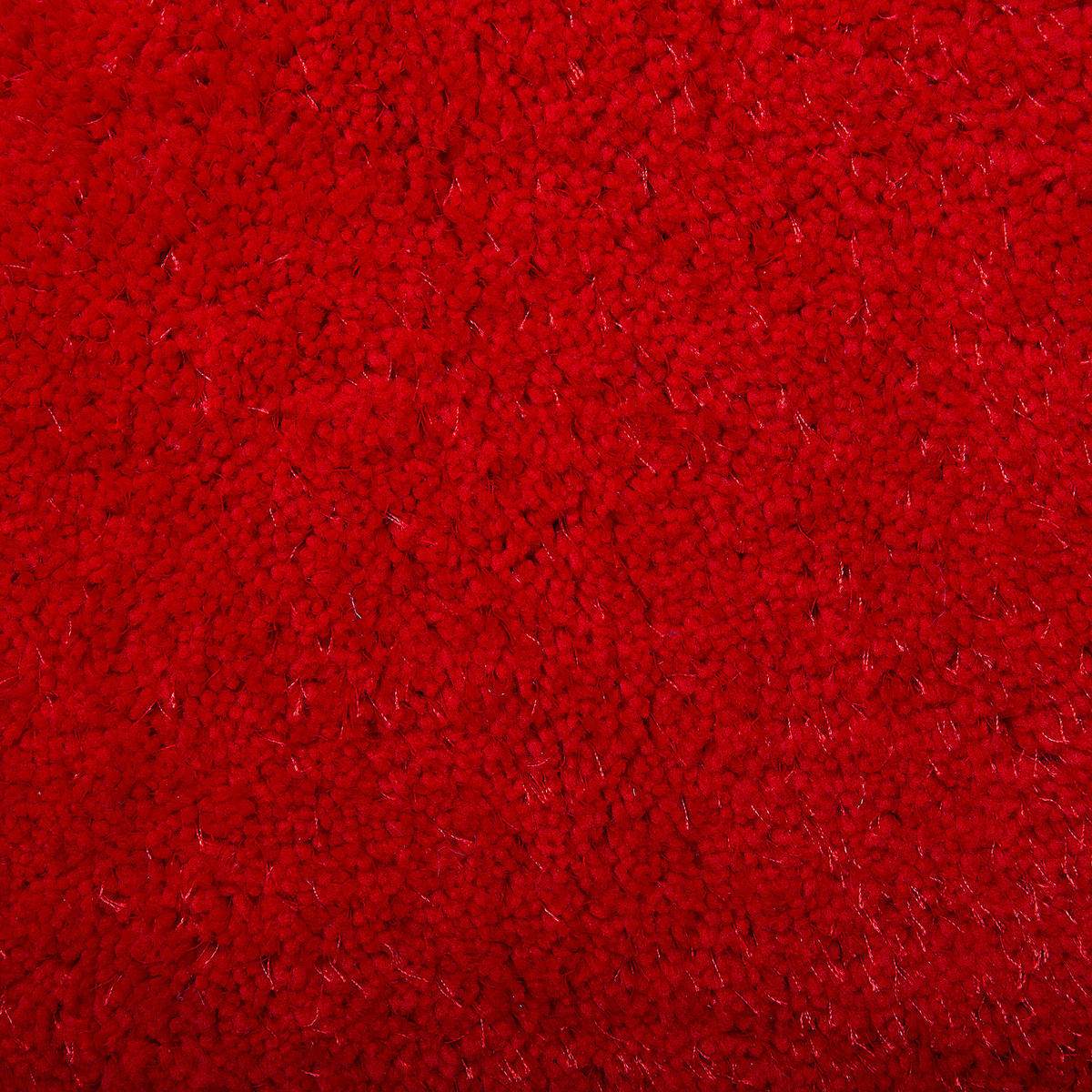 SHAGGY-TEPPICH Demre 200/200 cm - Rot, Kunststoff (200/200cm) - Beliani