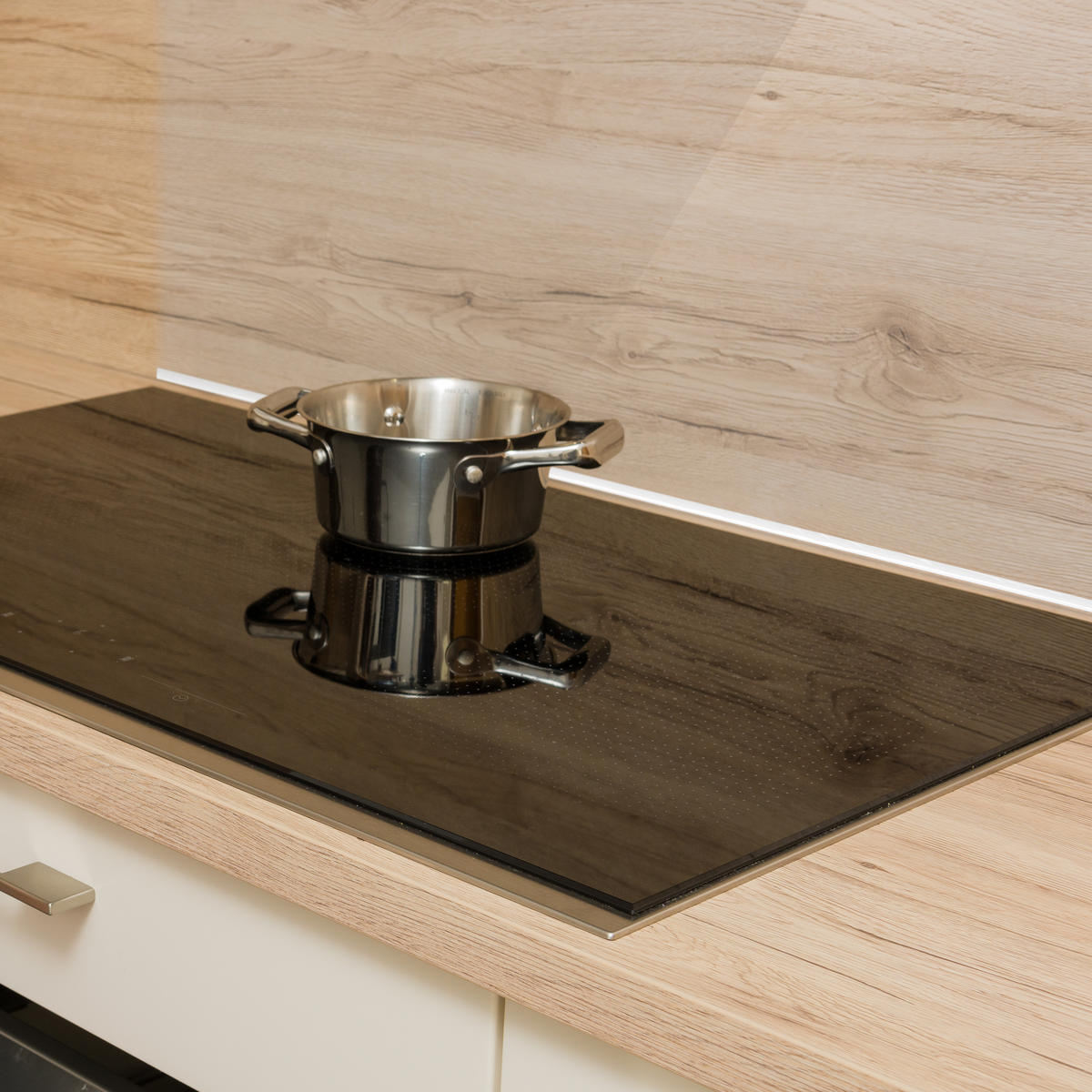 DUSCHROLLO - Transparent, Kunststoff/Metall (120/4.5cm) - Relaxdays