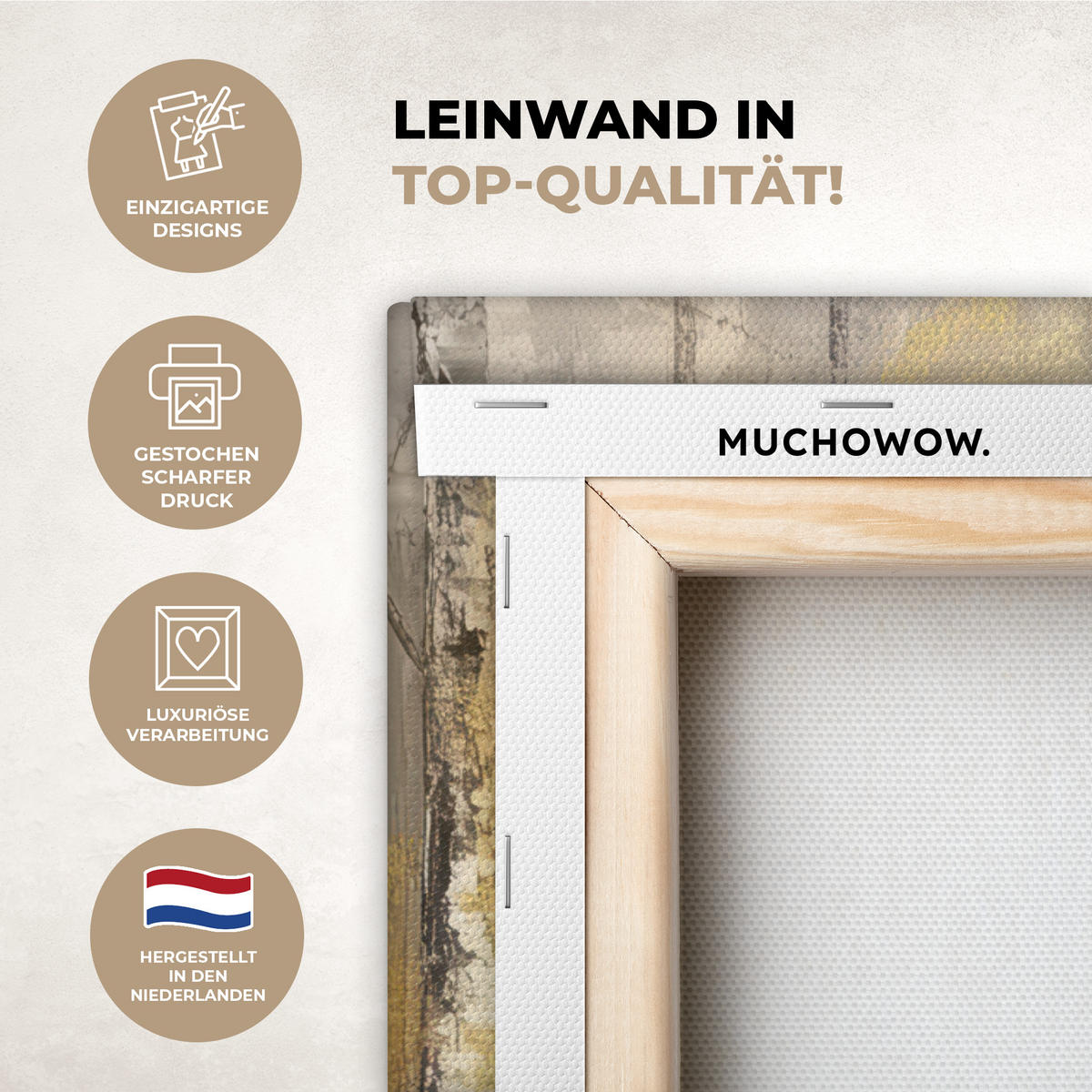 LEINWANDBILD Winter - Abstrakt - Schnee - Natur - Sonne 60x80 cm - Grau, Textil (60/80cm) - MuchoWow