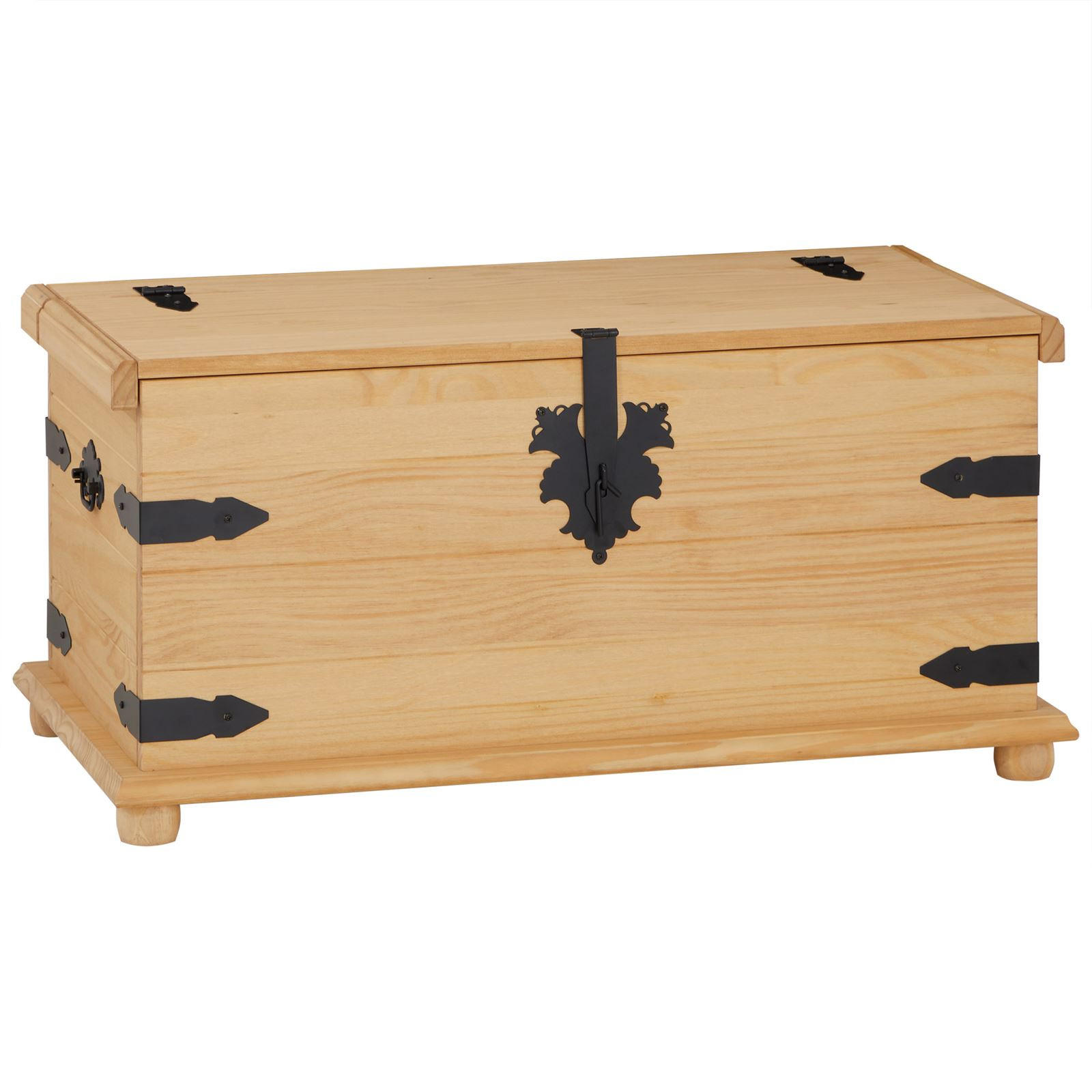 TRUHENBANK TEQUILA - Braun, Holz (92/50/45cm) - IDIMEX