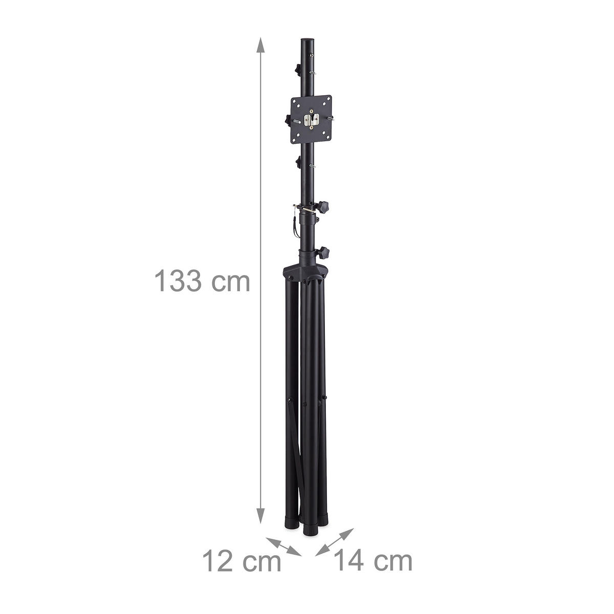 DARTSTÄNDER - Schwarz, Kunststoff/Metall (115/195/100cm) - Relaxdays