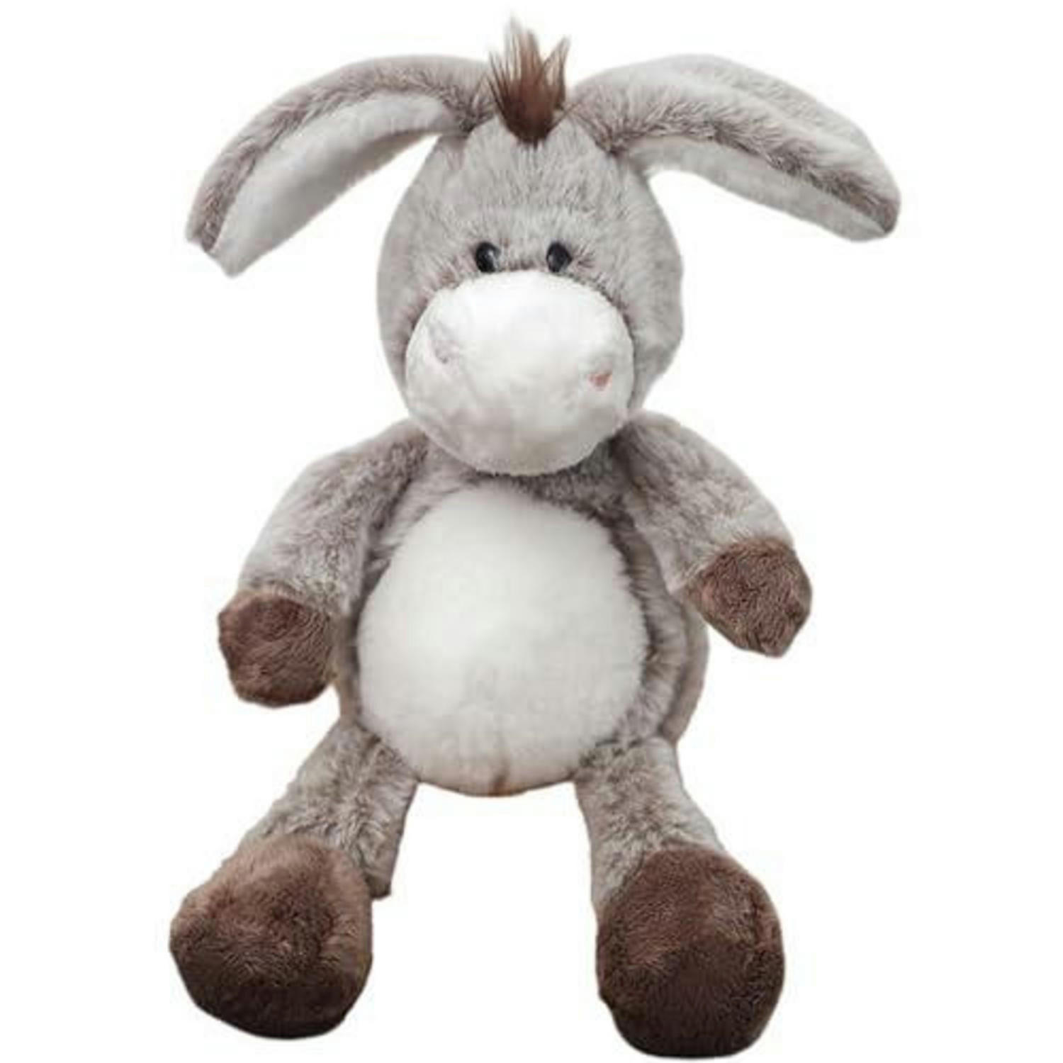 STOFFTIER Esel Grau 30 cm - Grau, Textil (15/30cm)
