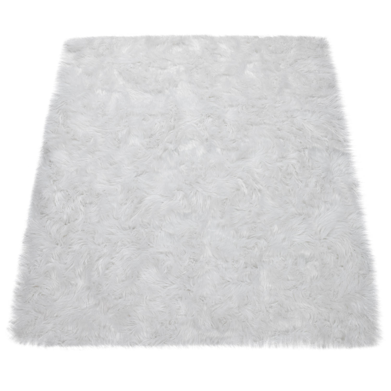 HOCHFLORTEPPICH 60/100 cm Playa 960 - Weiß, Textil (60/100cm) - Paco Home
