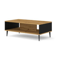 STOLIĆ ZA KAVU Artisan, crna, crna 90/43/60 - crna, drvni materijal (90/43/60cm) - RAUMHIRSCH FURNITURE