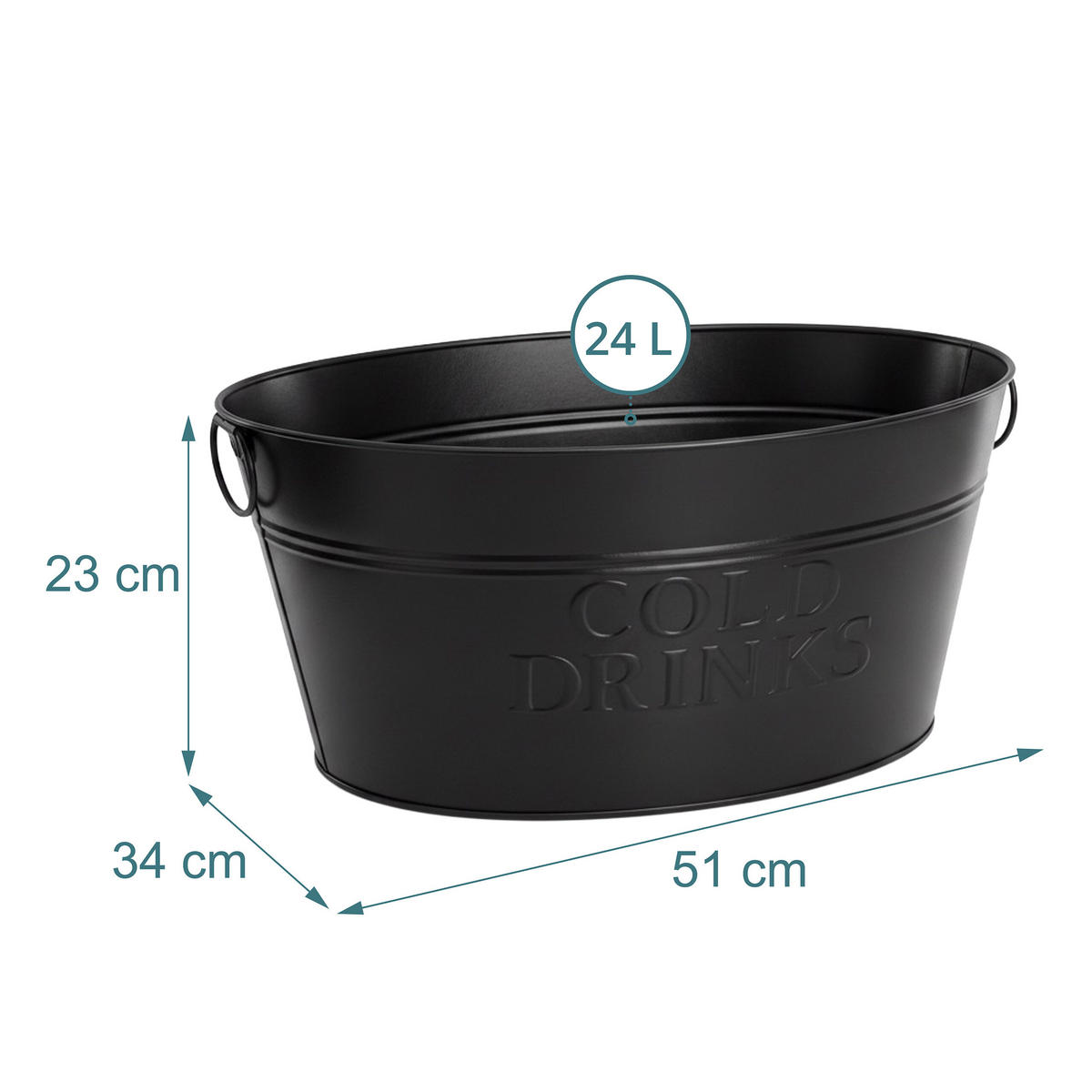 CHAMPAGNEKYLARE Svart 2-pack Metall - Svart, Metall (34/23cm) - Relaxdays