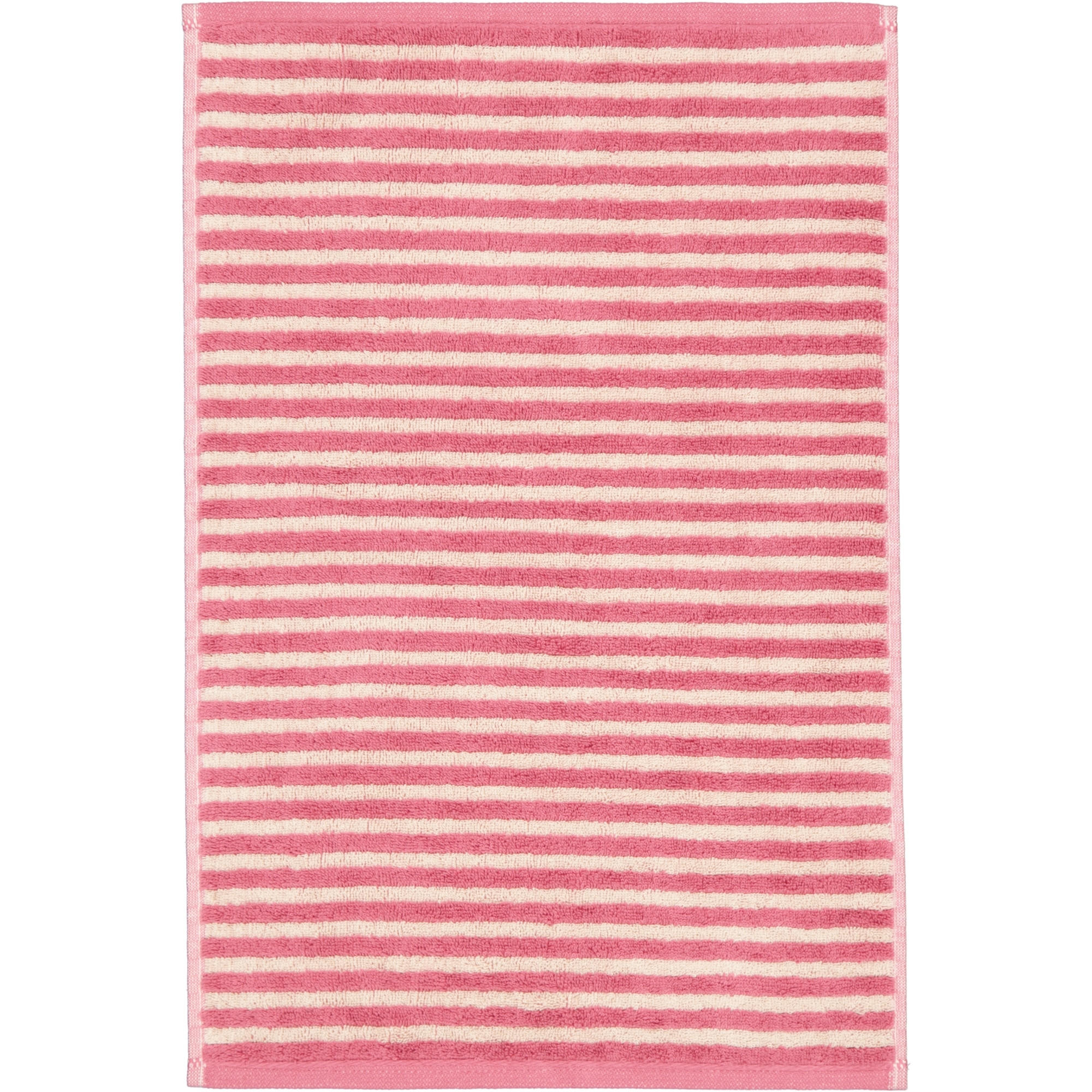 GÄSTETUCH LINES RINGEL 6255 BEERE - 23 - Rosa, Textil (30/50cm) - Cawoe