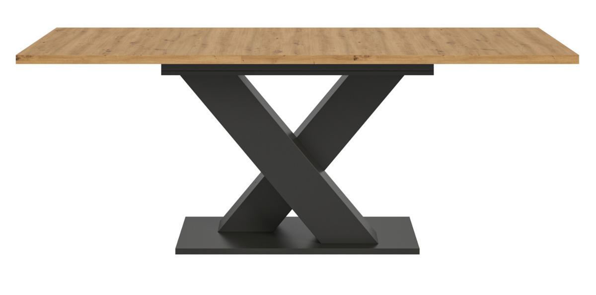 ESSTISCH Eiche, grau 150 - 190 cm, Küchentisch ausziehbar - Eiche Artisan/Grau, Holz/Holzwerkstoff (190/90/76cm) - Inn.Furn