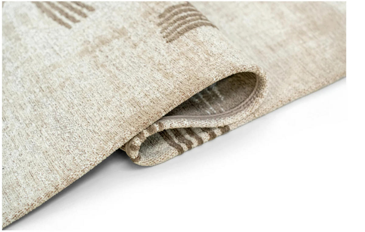 TEPPICH modern Wohn-/Schlafzimmer Naturfaser DORO Weiß 40x120 cm - Weiß, Naturmaterialien (40/120cm) - Novatrend