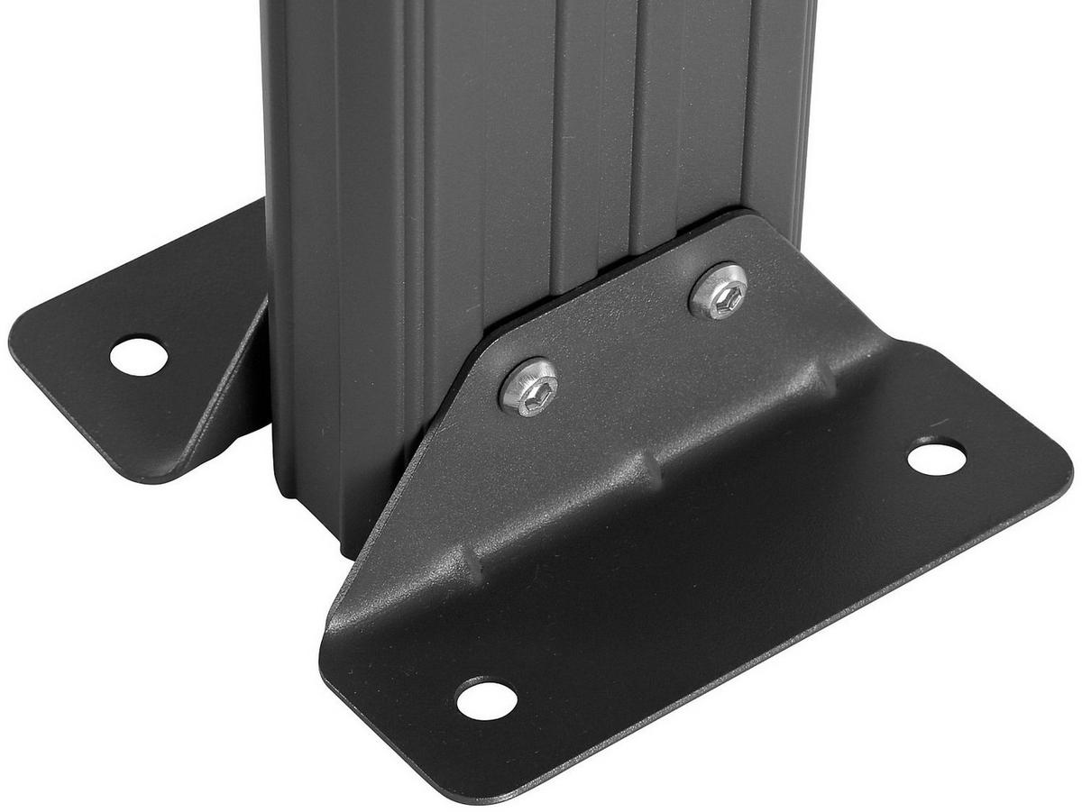 FREISTEHENDES Carport - 2 Personen - plastik - anthrazitgrau Baresa - Anthrazit, Kunststoff/Metall (370/210/574cm) - Vente-Unique