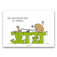 POSTKARTE Der kleine Yogi- Jetzt, Papier/Pappe, Bunt, 1 Stück - Multicolor, Papier (10.5/1cm) - Goebel